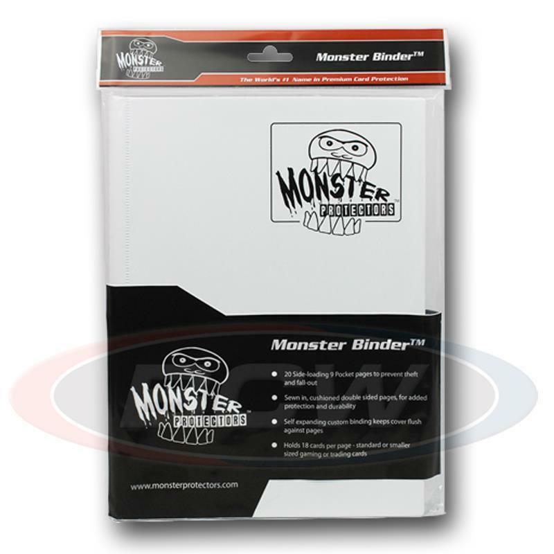 Monster Protectors Monster Binder Monster Binder - 9 Pocket Pages, Matte white